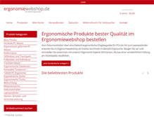 Tablet Screenshot of ergonomiewebshop.de
